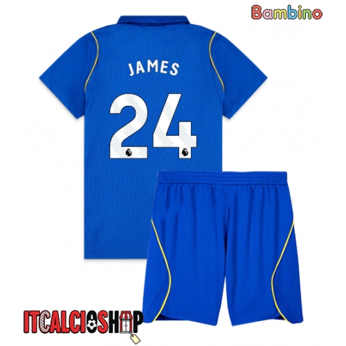 Chelsea Reece James #24 Prima Maglia Bambino 2026-27 Manica Corta (+ Pantaloni corti)